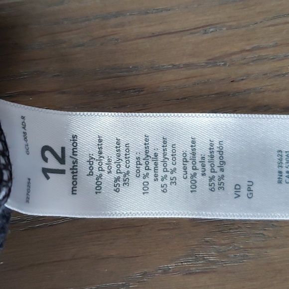 3/$18 - 12M Carters Fleece Footed Sleeper - Picture 4 of 4